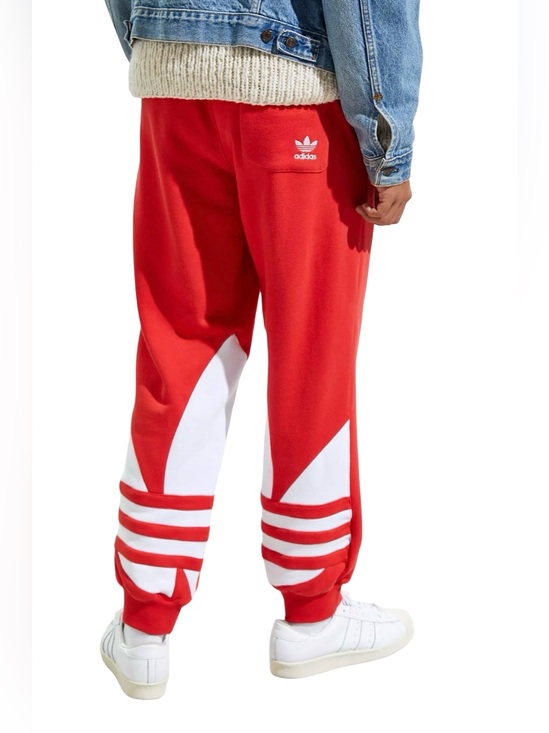 adidas Originals Other - Adidas Originals Big Trefoil Sweatpants Red White Men Joggers FM3759 Size S
